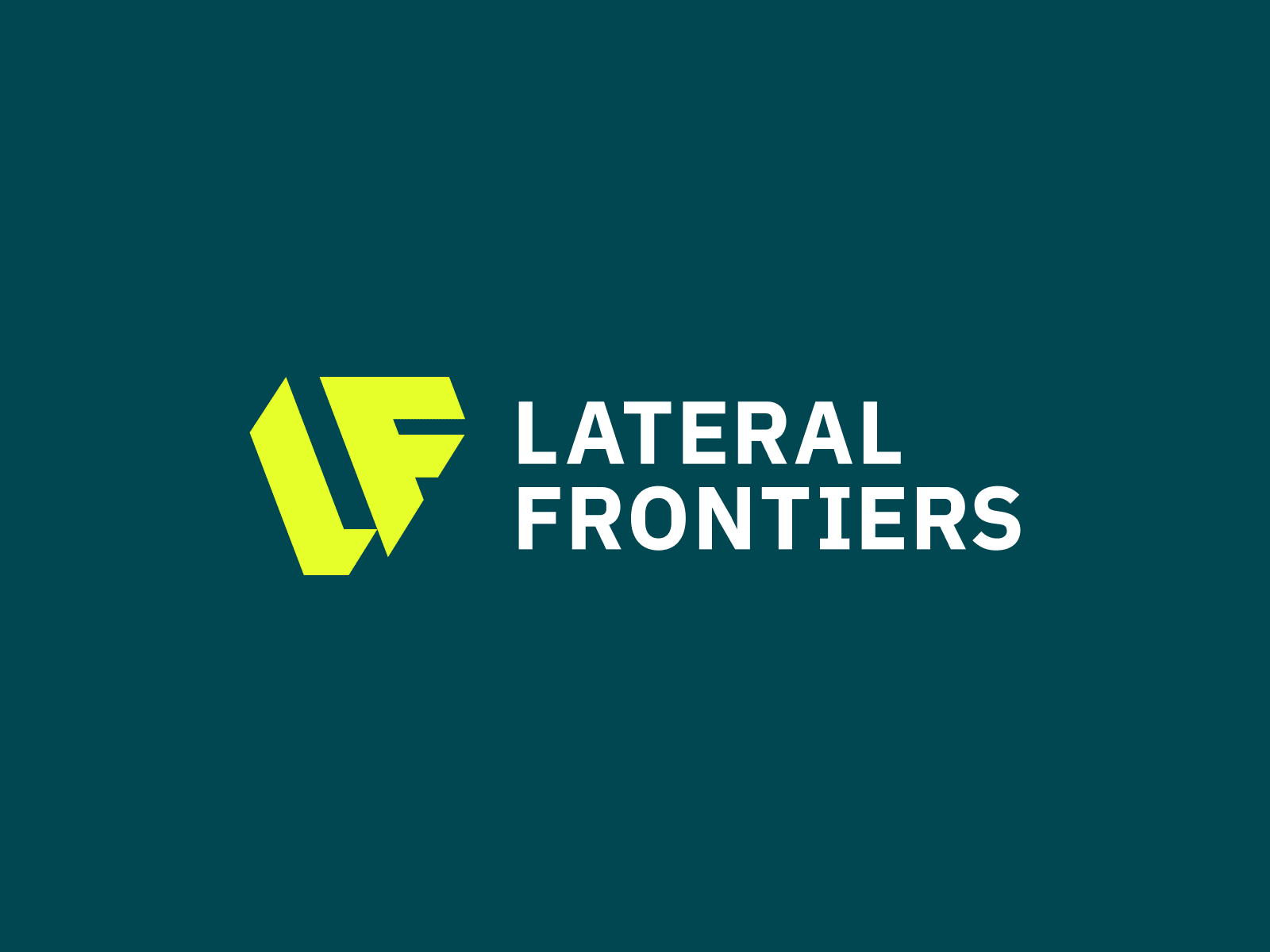 Lateral Frontiers brand created and rebranded by Rvysion Studio