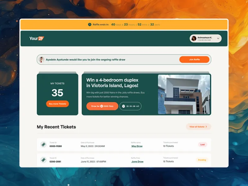 Webapp designed by Rvysion studio